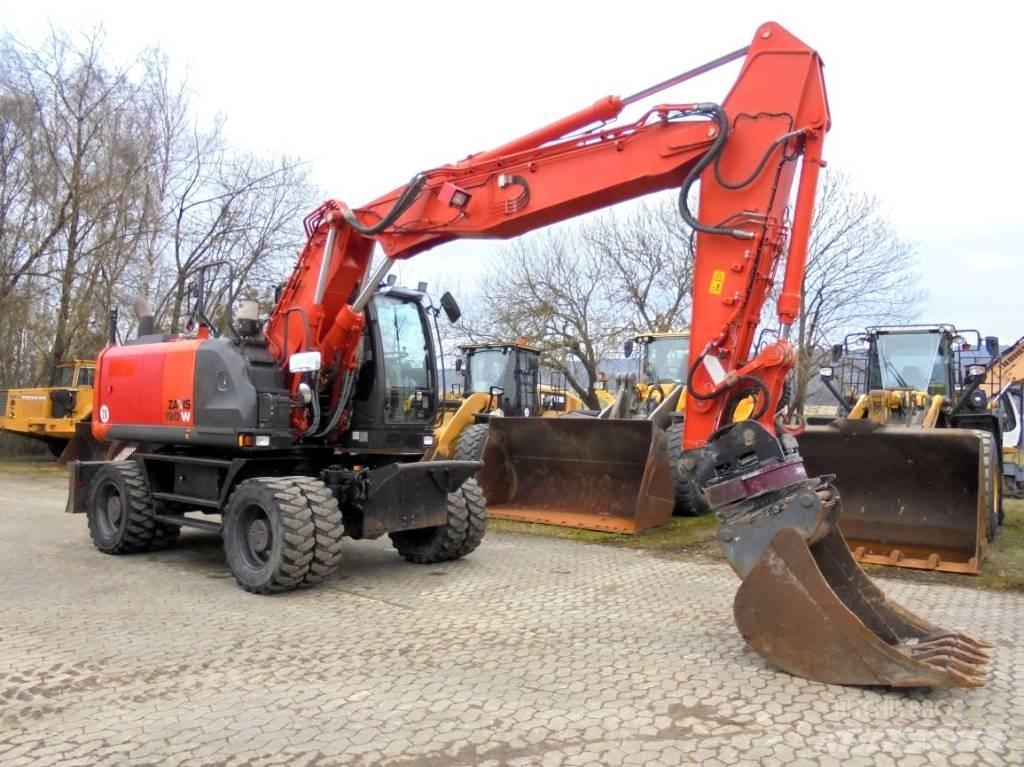 Hitachi ZX 190 W-5B Gravemaskiner på hjul