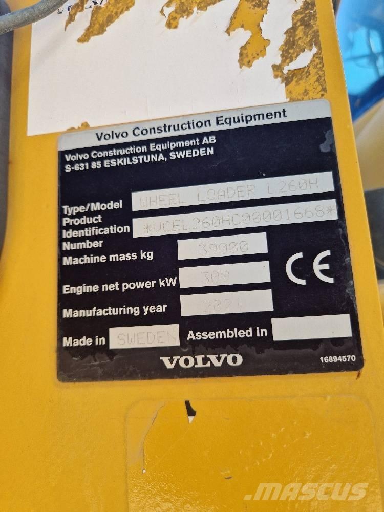 Volvo L 260 H Læssemaskiner på hjul