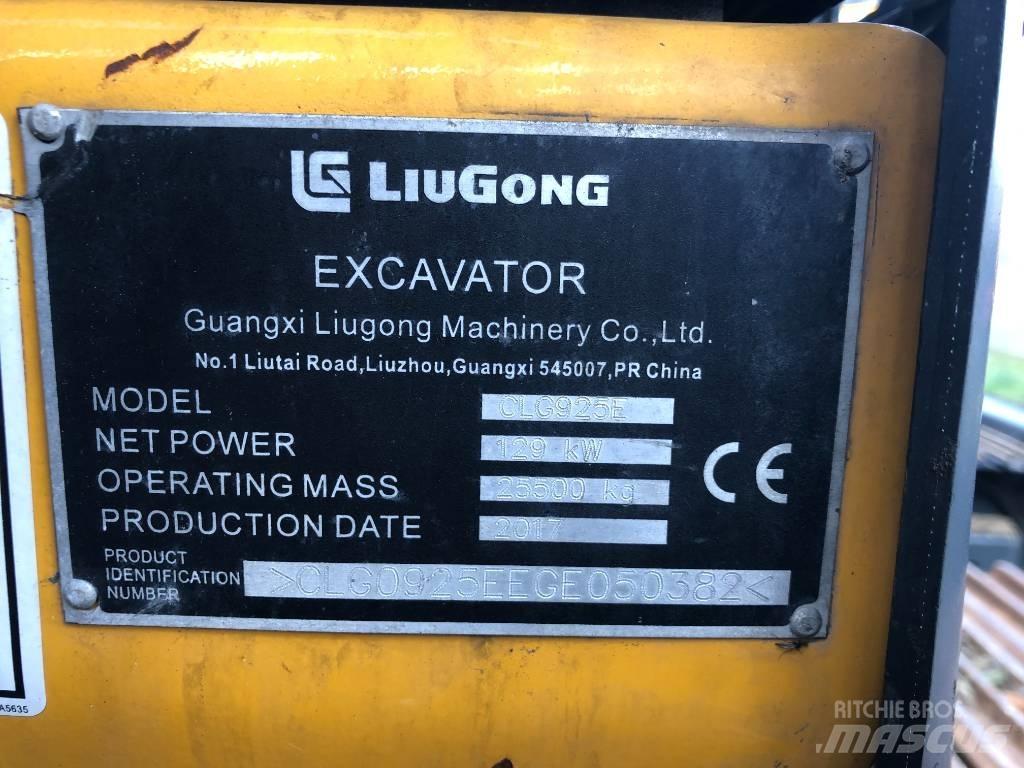 LiuGong 925E Gravemaskiner på larvebånd