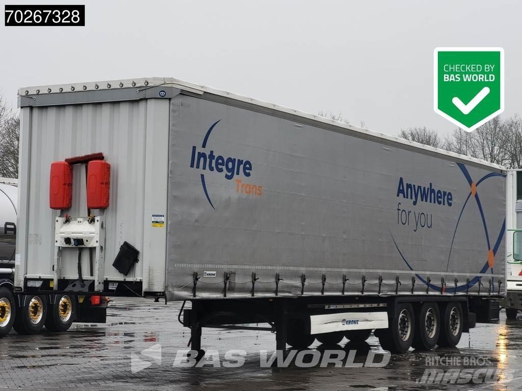 Krone SD 3 axles Semi-trailer med Gardinsider