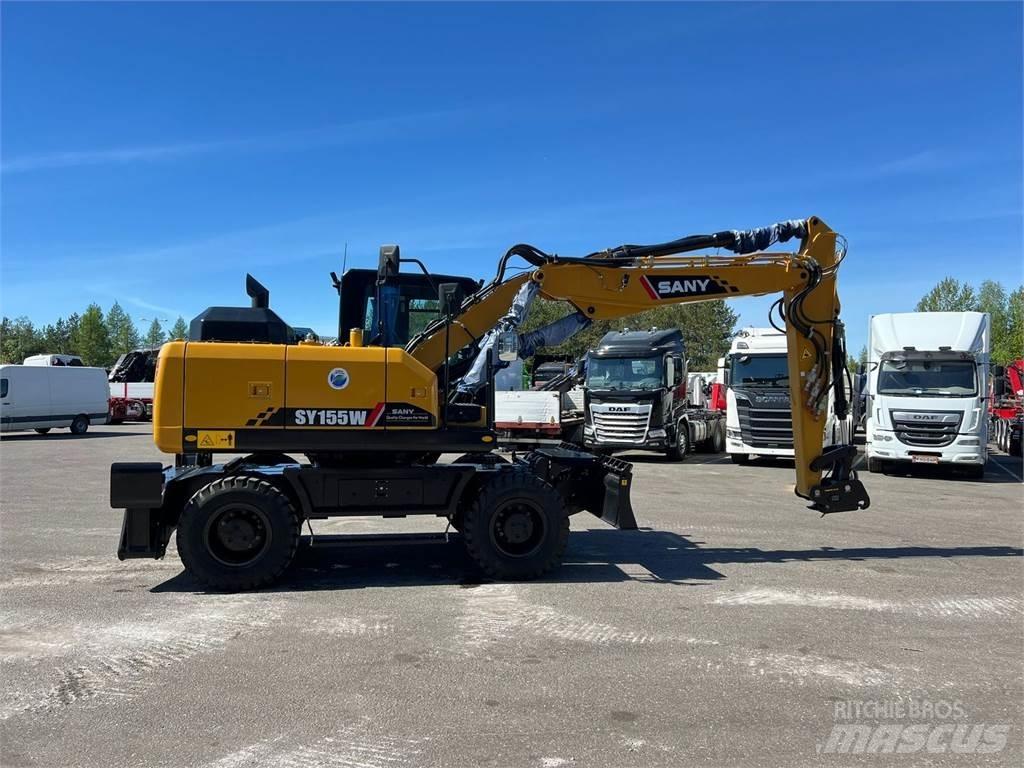Sany SY155W Gravemaskiner på hjul
