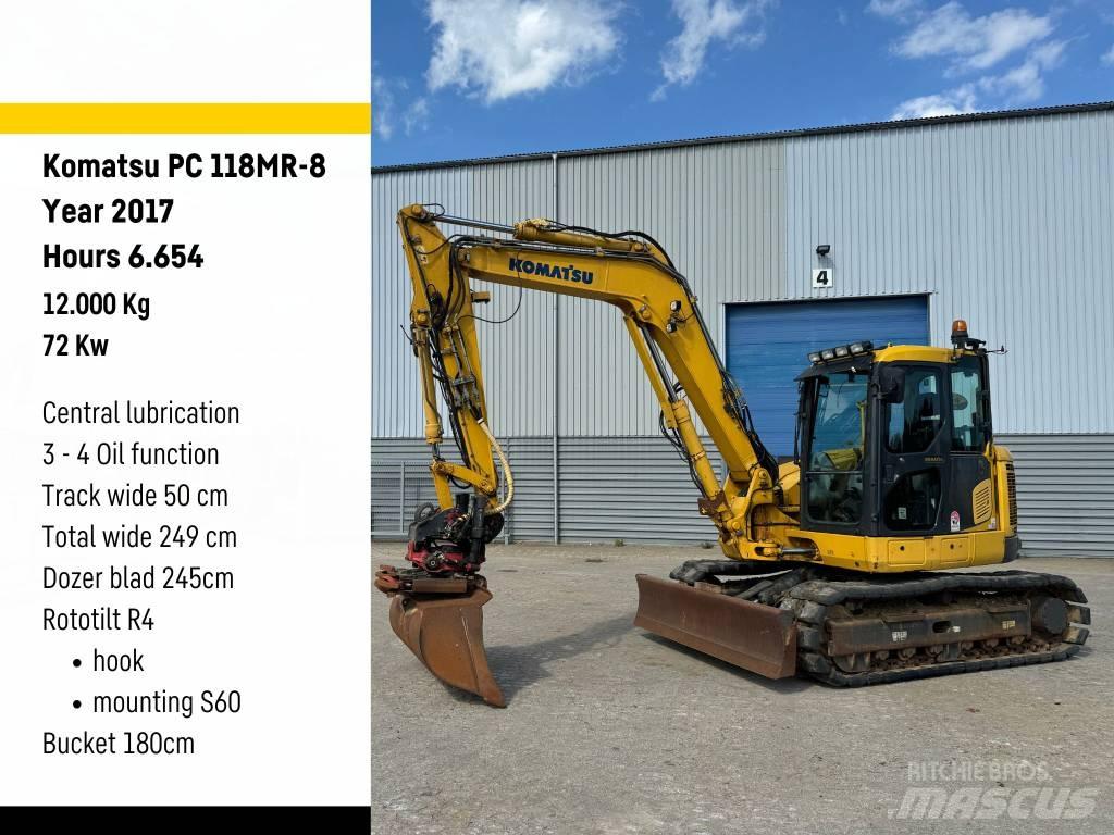 Komatsu PC 118 MR-8 Gravemaskiner på larvebånd