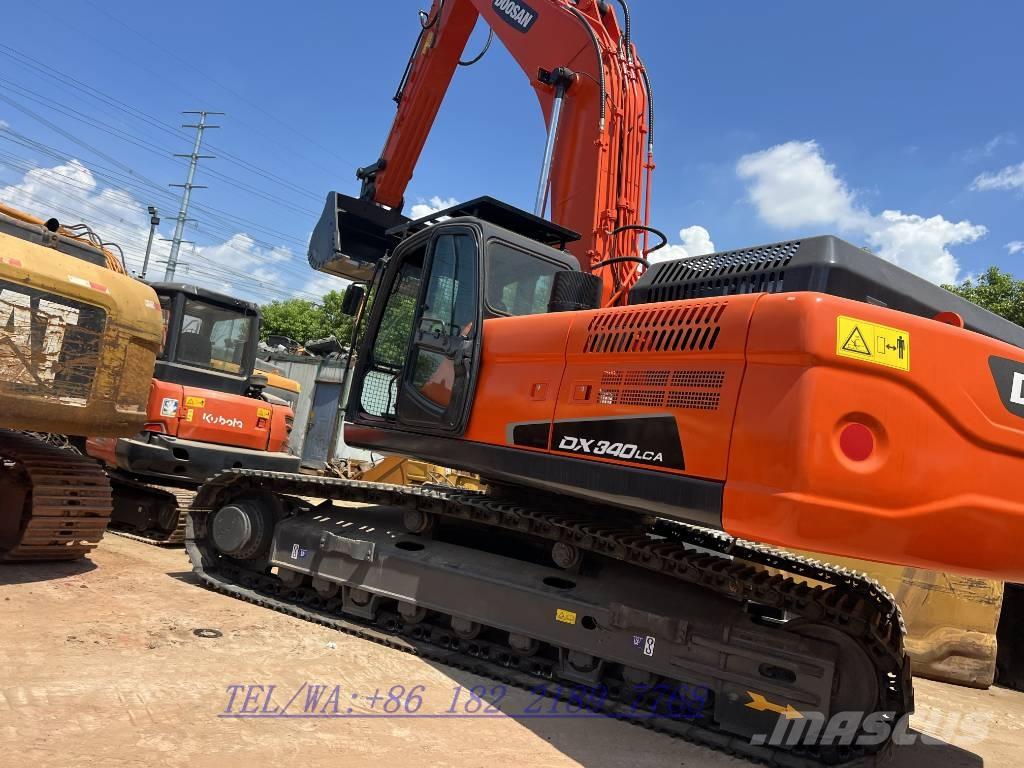 Doosan DX340 Gravemaskiner på larvebånd