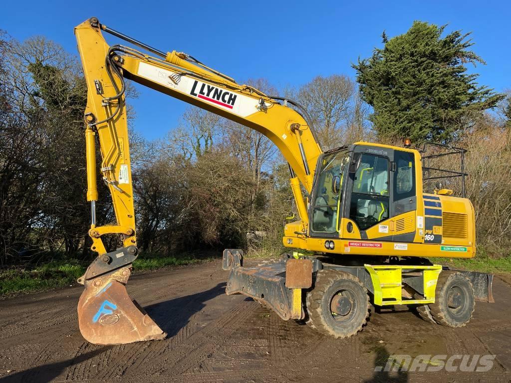Komatsu PW 160-11 Gravemaskiner på hjul