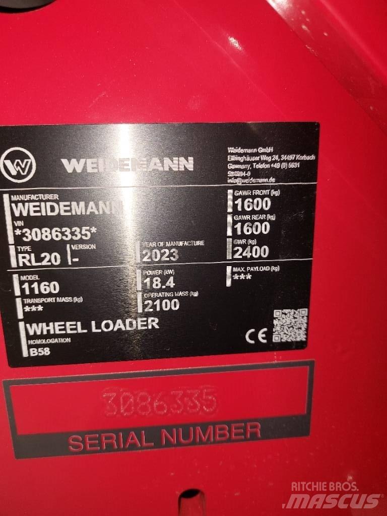 Weidemann 1160 Læssere