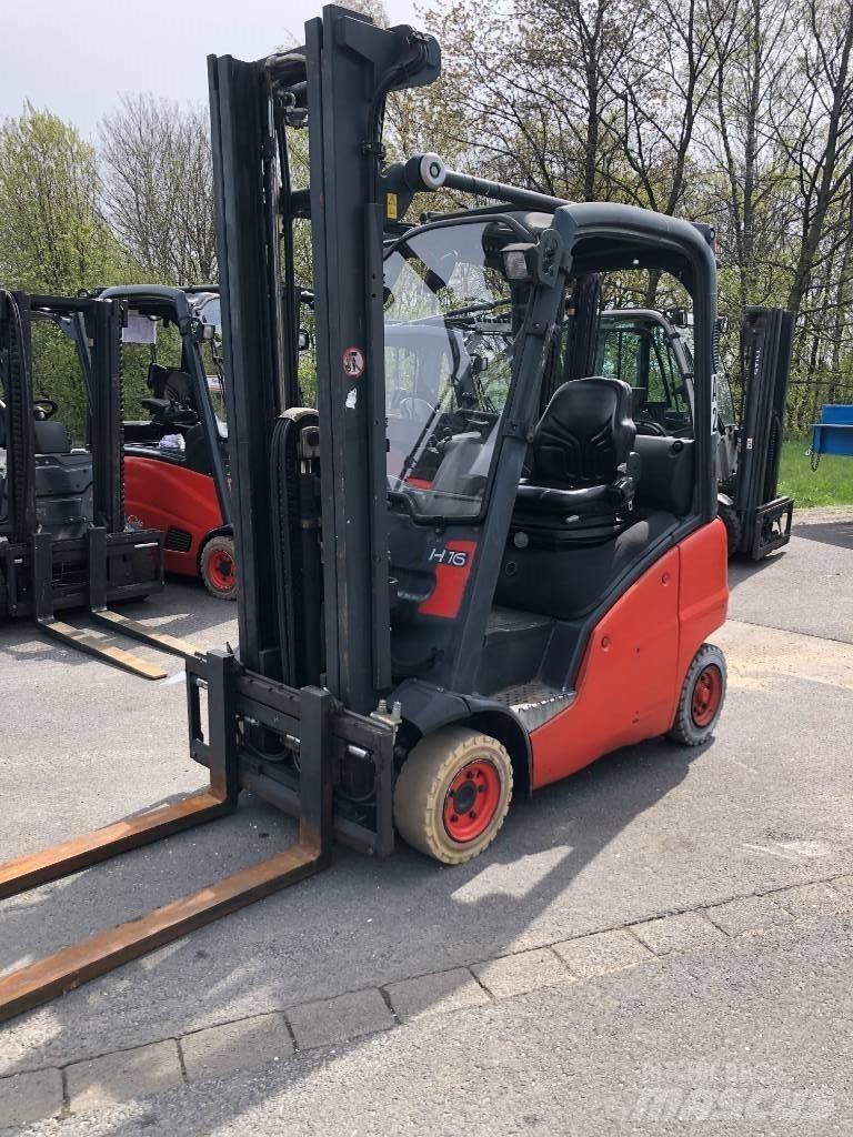 Linde H 16 T -01 LPG gaffeltrucks