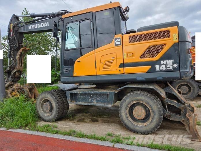 Hyundai HW 145 Gravemaskiner på hjul