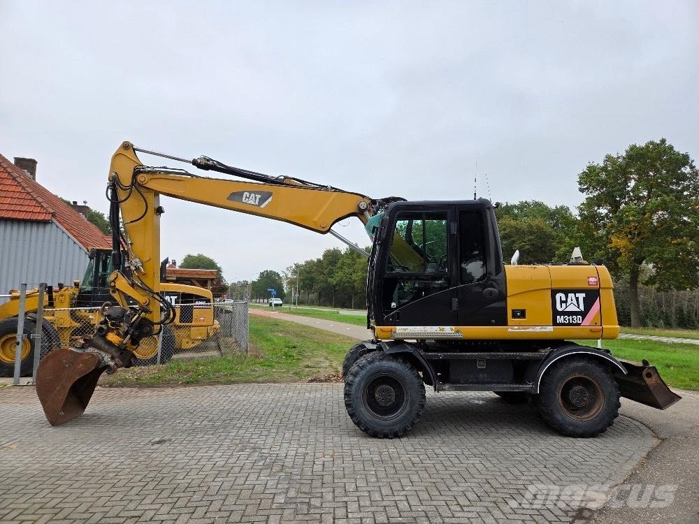 CAT M313D Gravemaskiner på hjul