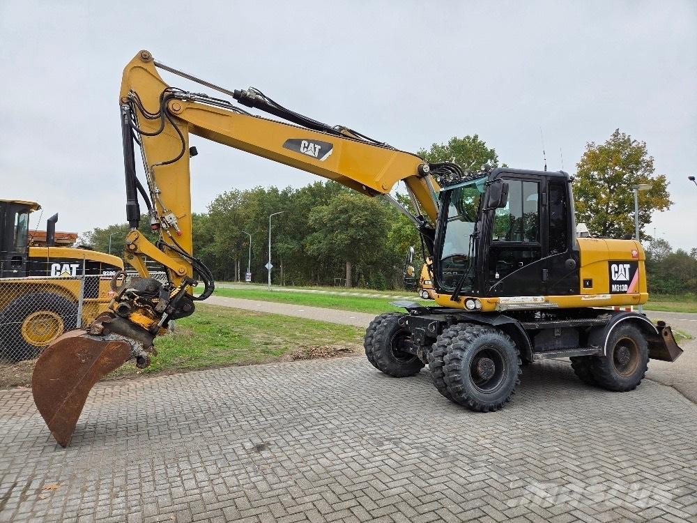 CAT M313D Gravemaskiner på hjul
