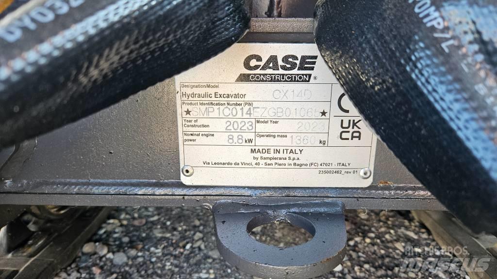 CASE CX14D Minigravemaskiner