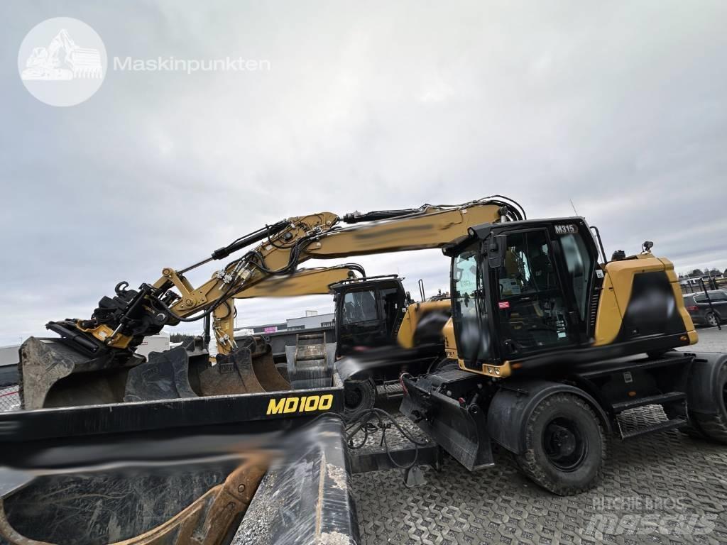 CAT M 315 Gravemaskiner på hjul
