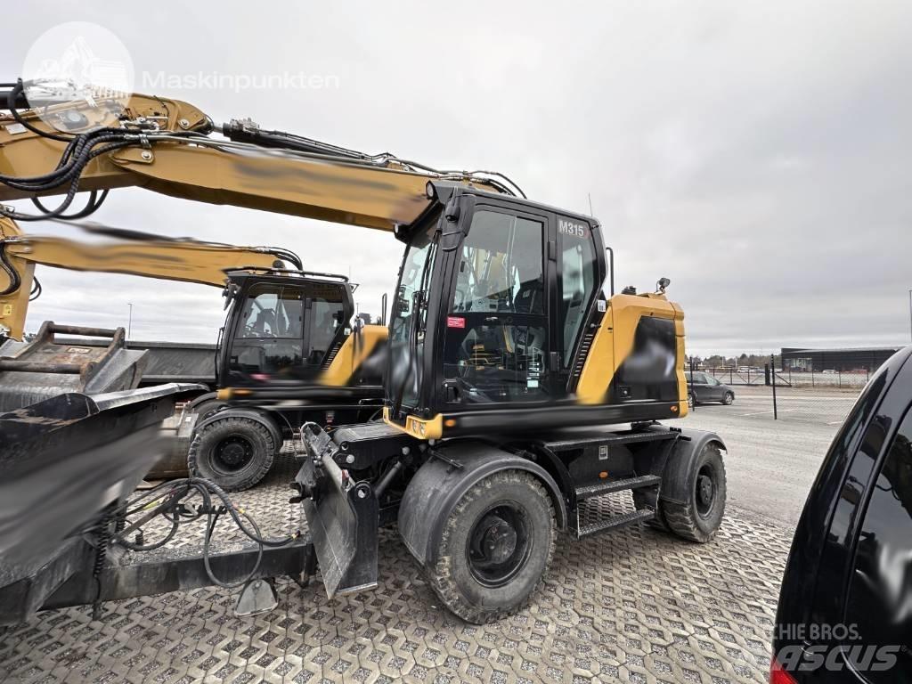 CAT M 315 Gravemaskiner på hjul