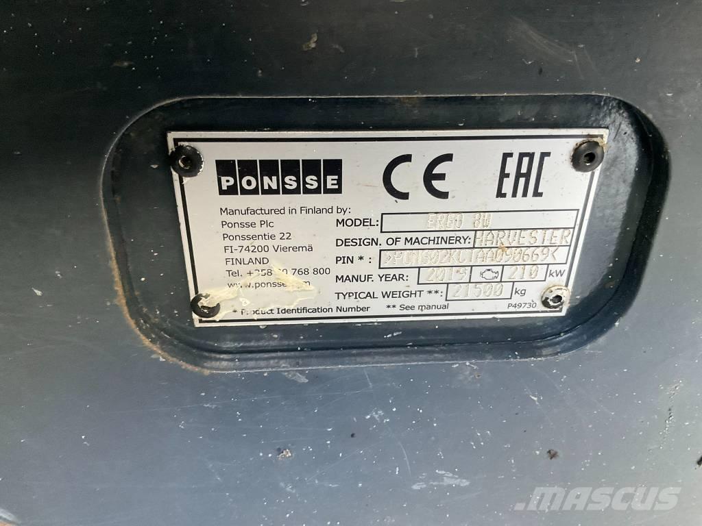 Ponsse ERGO 8W Skovningsmaskiner