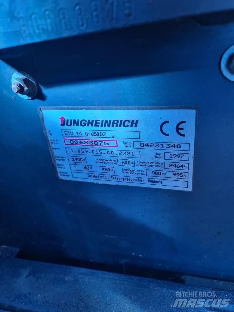 Jungheinrich ETV 14 Reachtruck