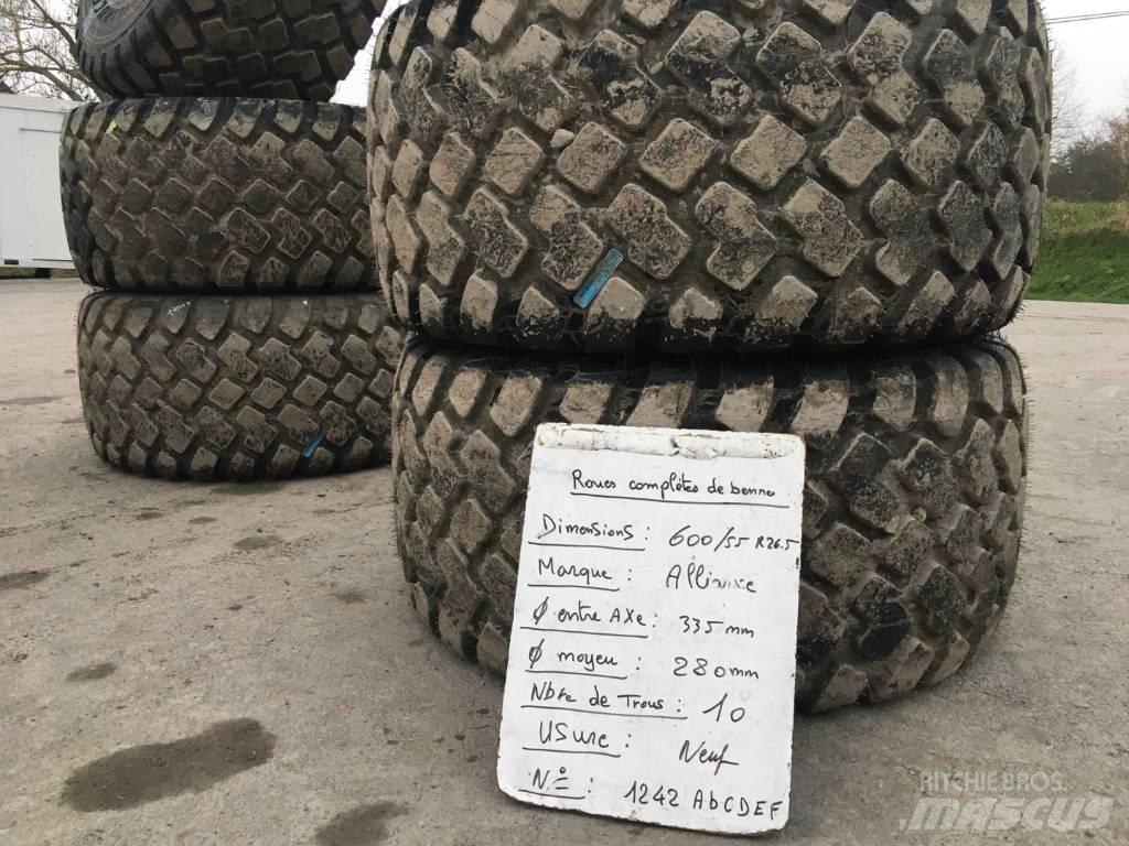 Alliance 600/55R26.5 Hjul, Dæk og Fælge