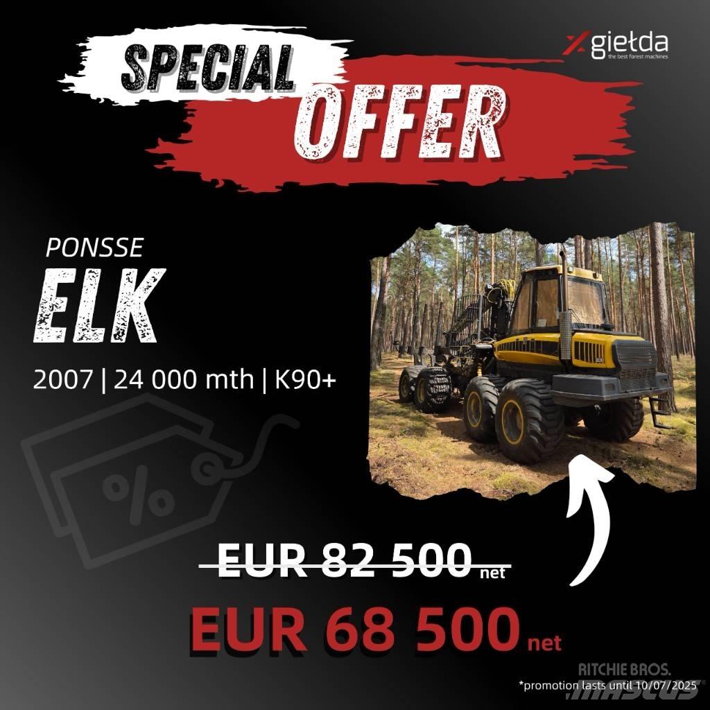 Ponsse Elk Udkørselsmaskiner