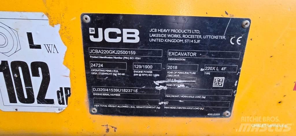 JCB 220 XL 4F Gravemaskiner på larvebånd