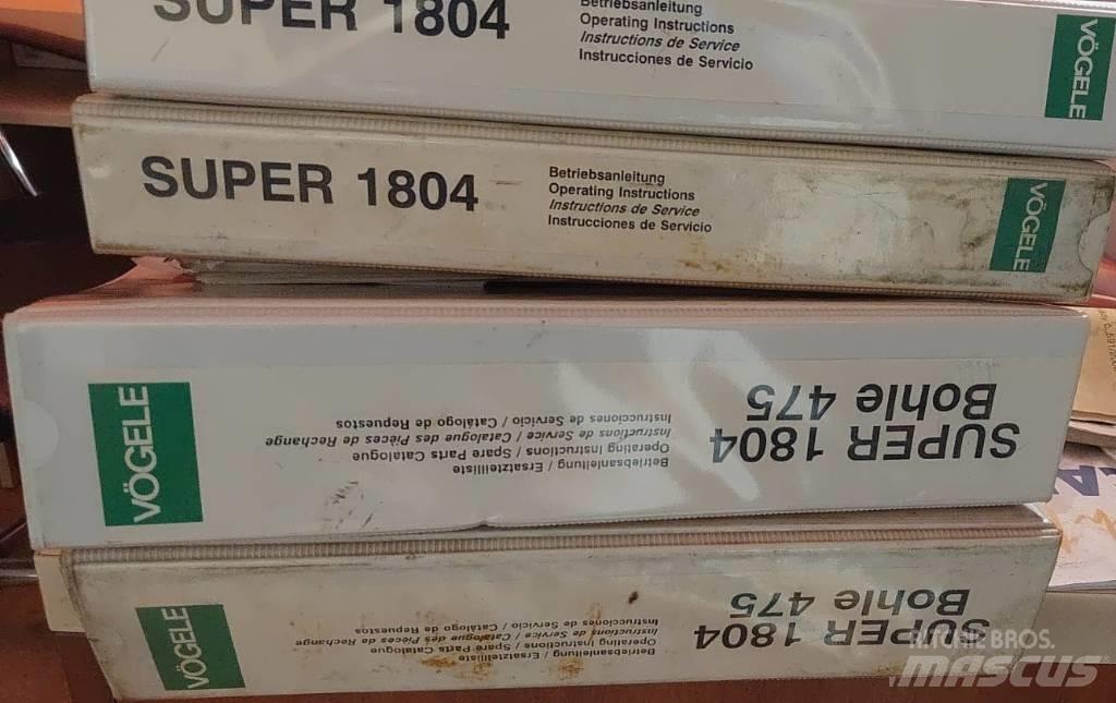 Vögele 1804 Asfaltudlæggere
