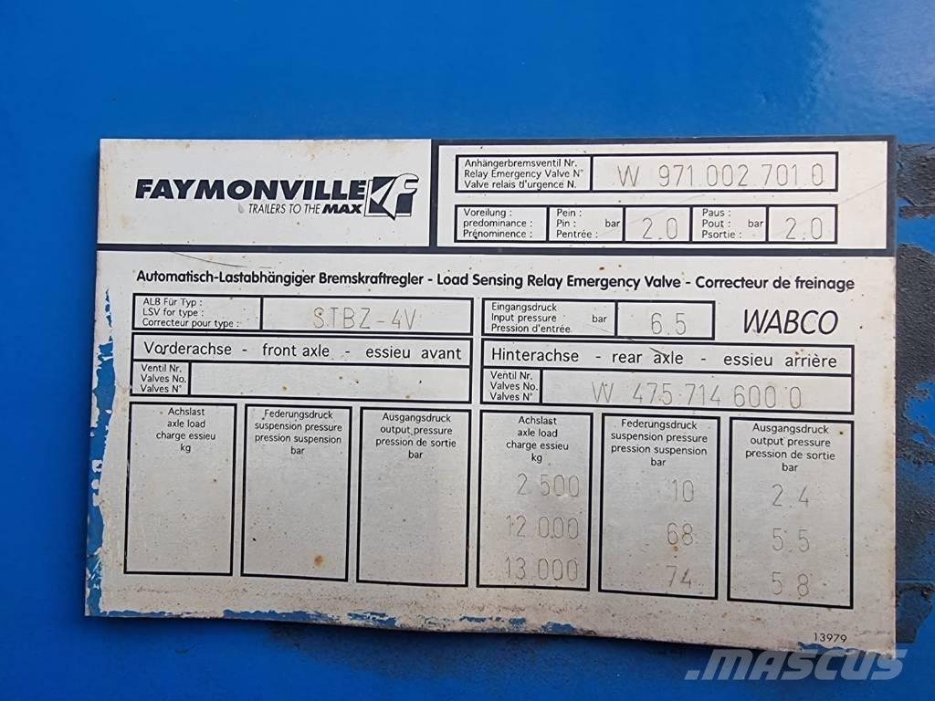 Faymonville STBZ-6VA Skip loader semi-trailere