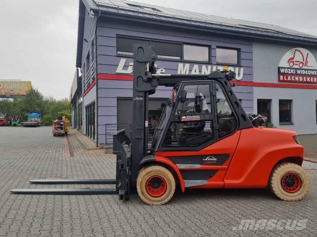 Linde H80T-03/1100 LPG gaffeltrucks