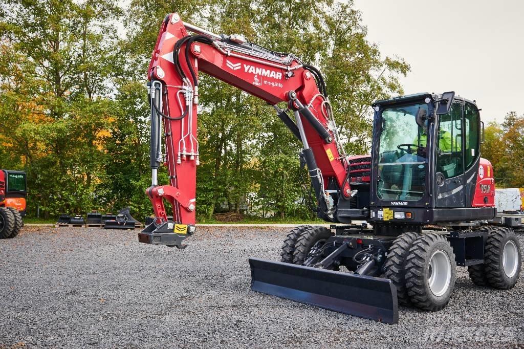 Yanmar B95W Gravemaskiner på hjul