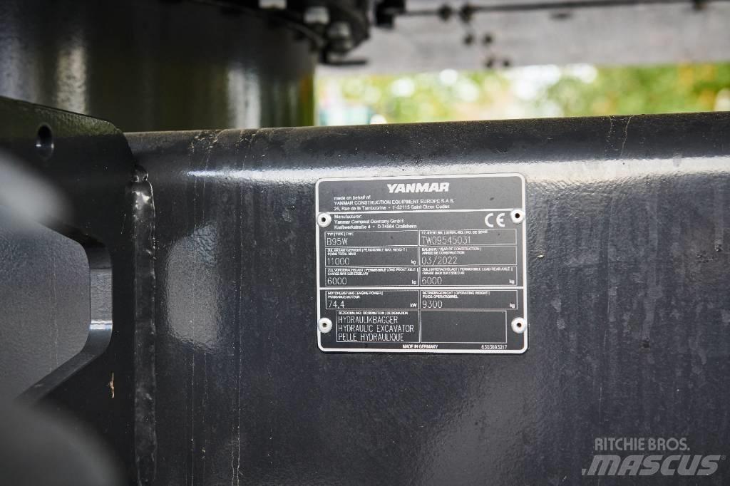 Yanmar B95W Gravemaskiner på hjul