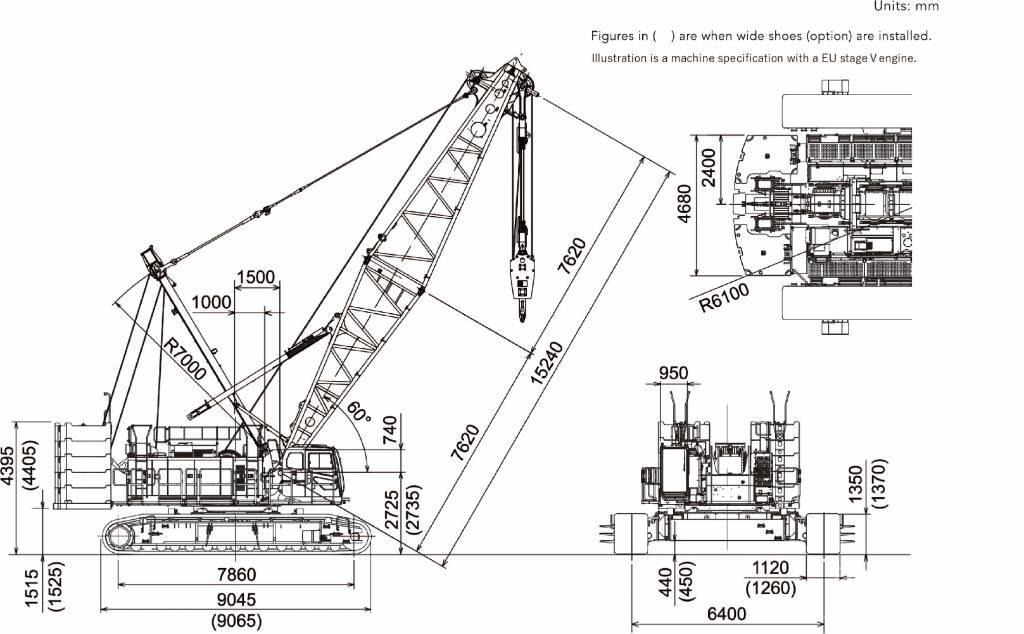 sumitomo SCX2800A-3 Kraner på larvebånd