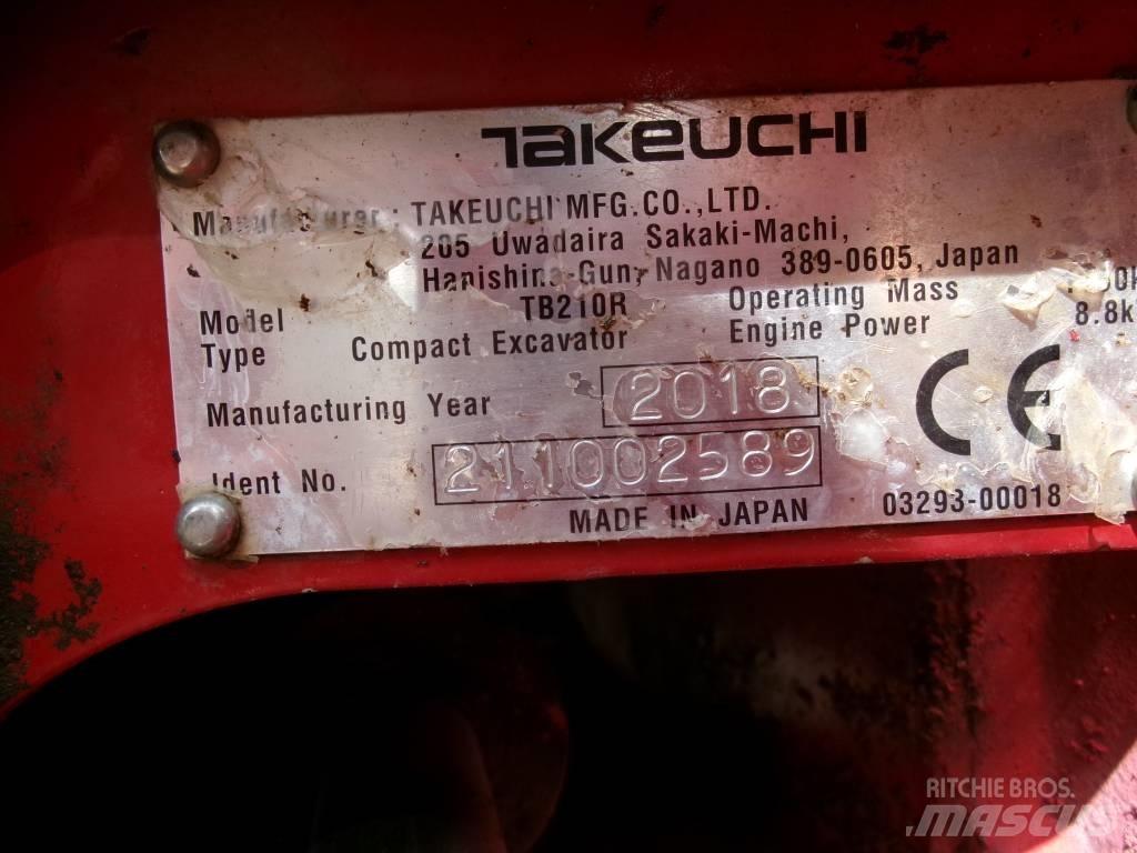 Takeuchi TB 210 R Minigravemaskiner