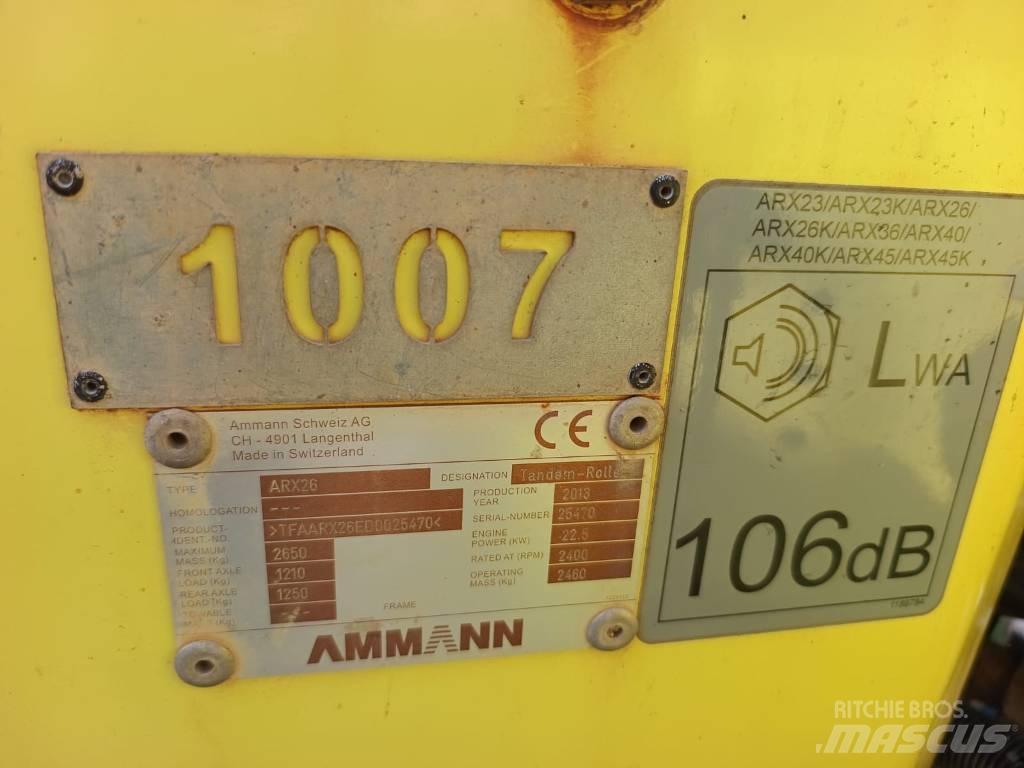 Ammann ARX 26 Tvilling tromle