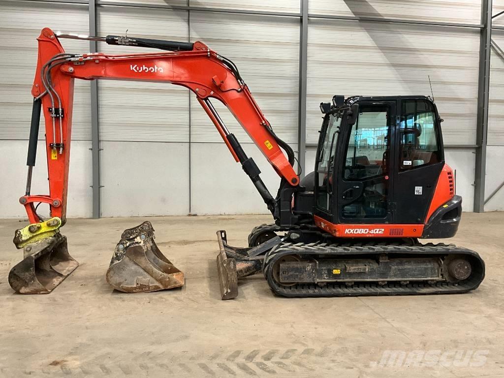 Kubota KX 080-4 A 2 Midi-gravemaskiner 7t - 12t