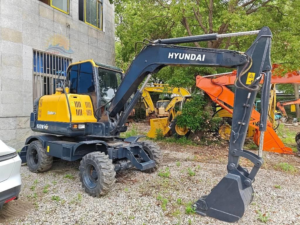 Hyundai R 60W Gravemaskiner på hjul