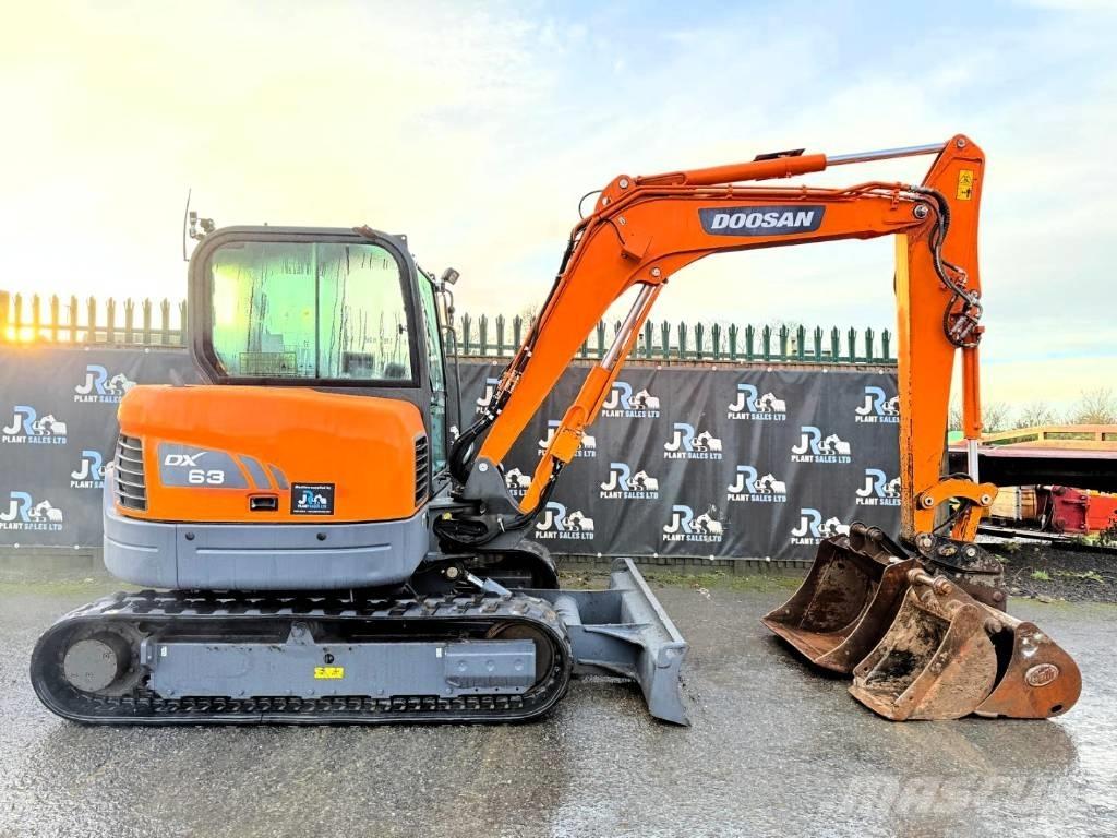 Doosan DX 63-3 Gravemaskiner på larvebånd