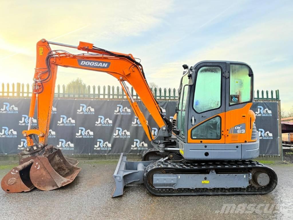 Doosan DX 63-3 Gravemaskiner på larvebånd