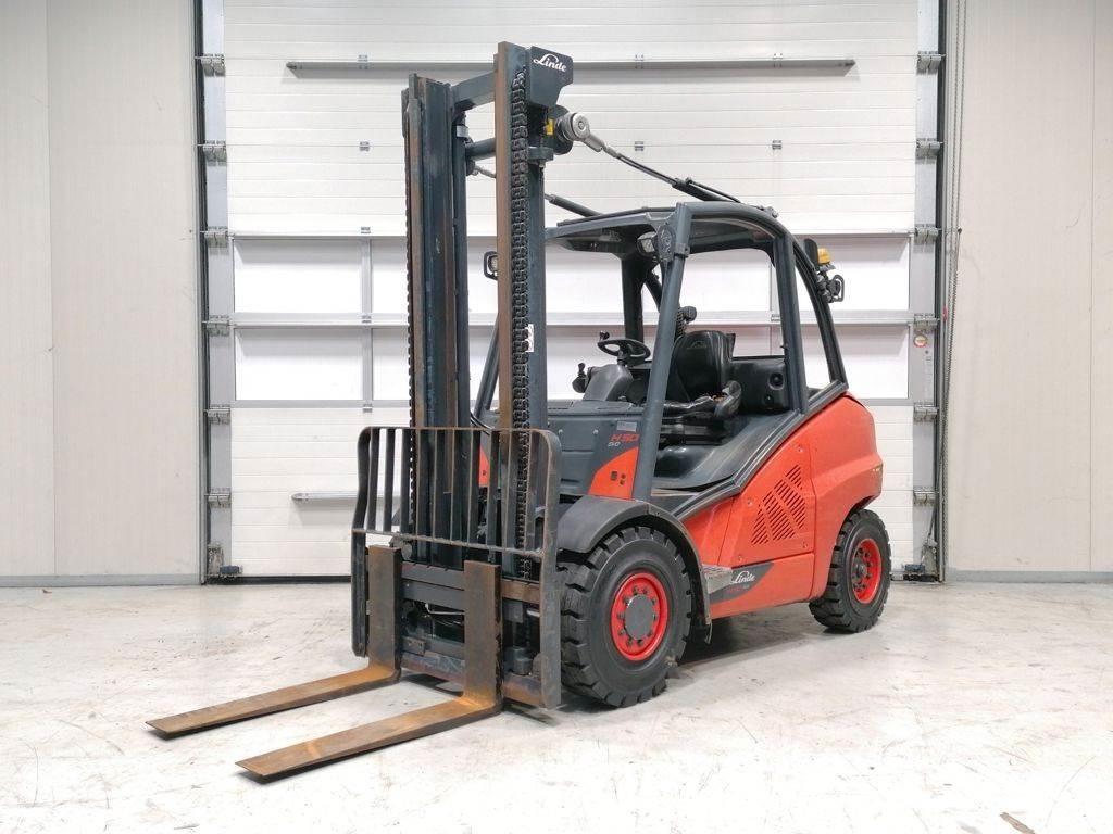 Linde H50D-02 Diesel gaffeltrucks