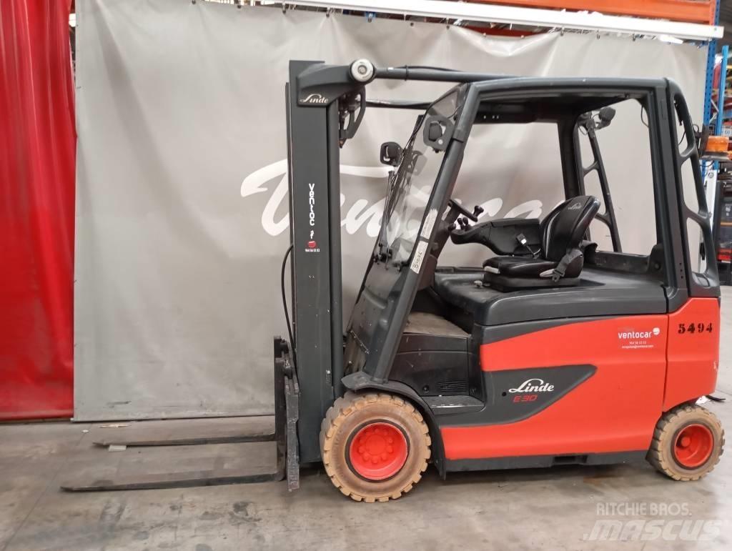 Linde E 30 El gaffeltrucks