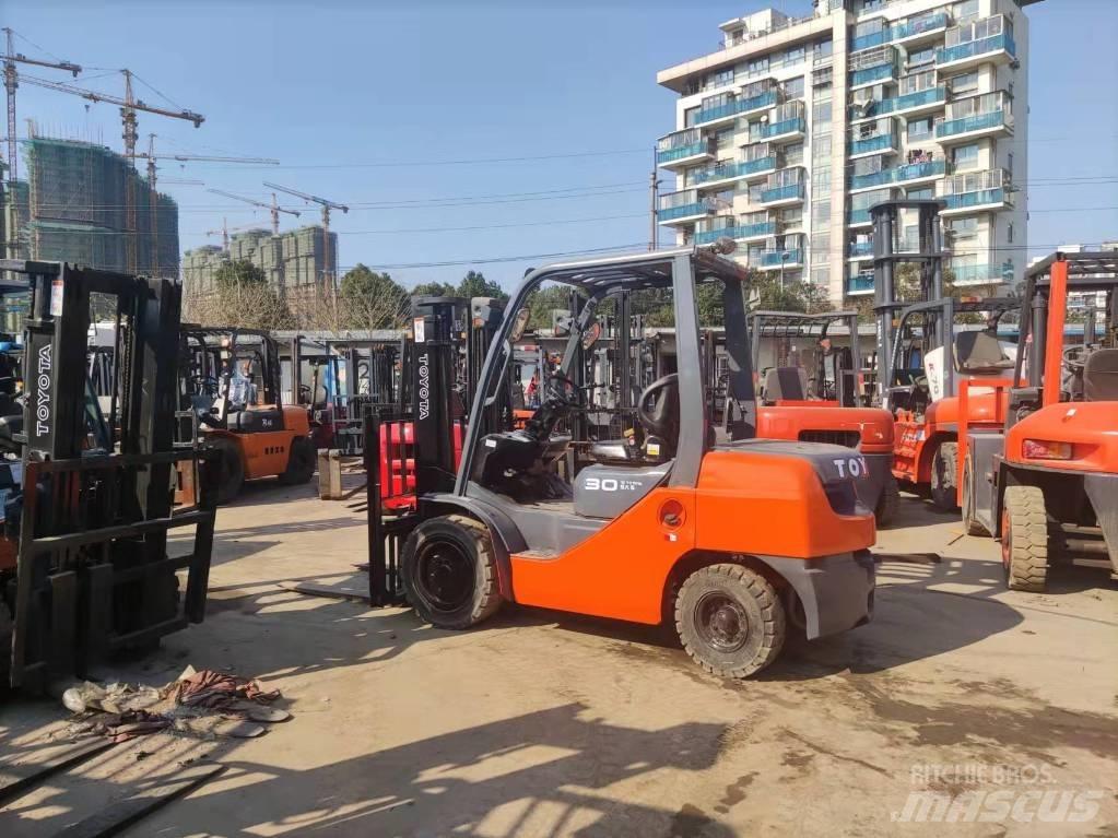Toyota 8fd30 Diesel gaffeltrucks