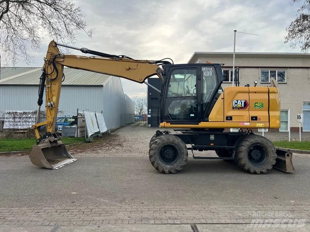 CAT 314 Next gen Gravemaskiner på hjul