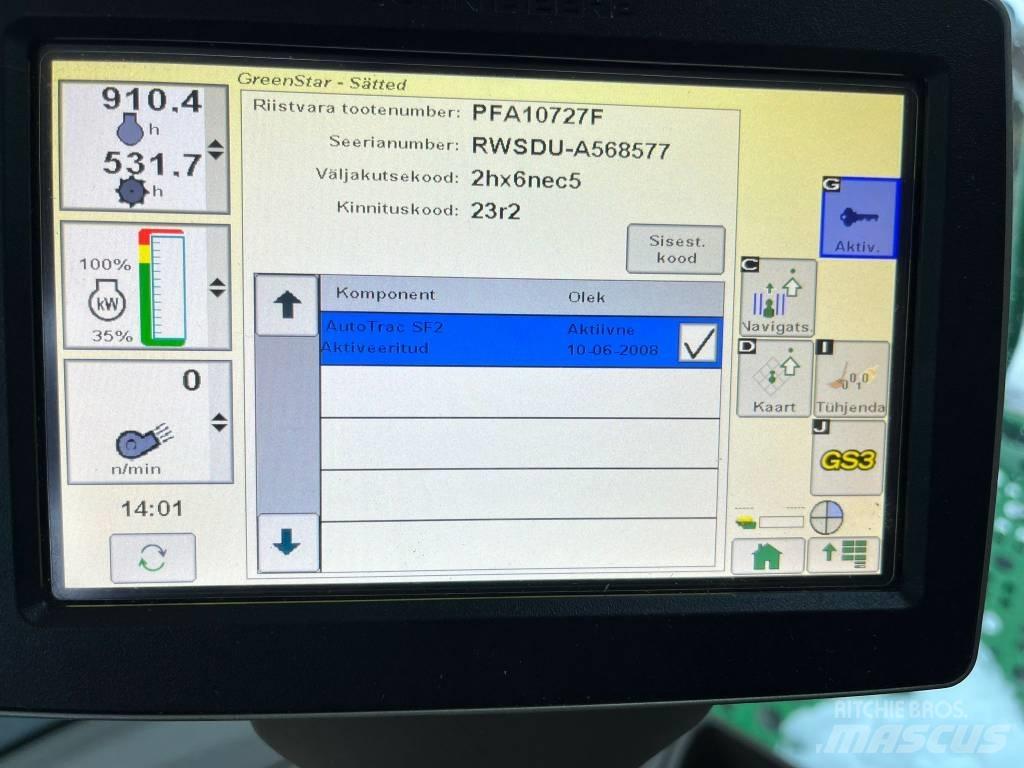 John Deere T 660 Mejetærskere