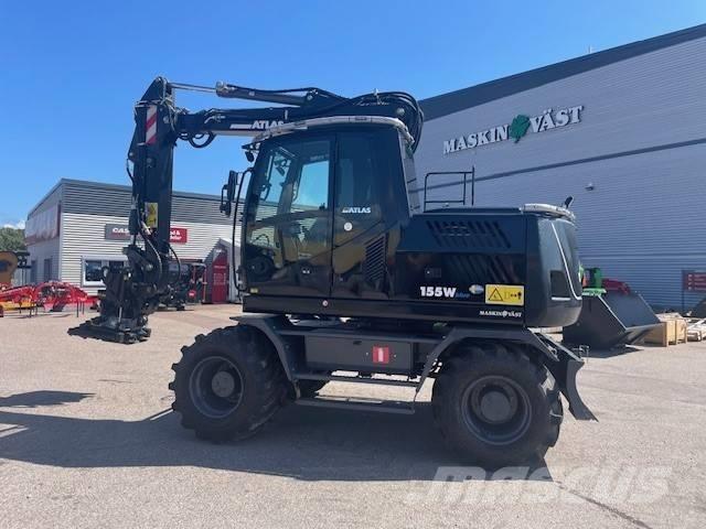 Atlas 155 W Gravemaskiner på hjul