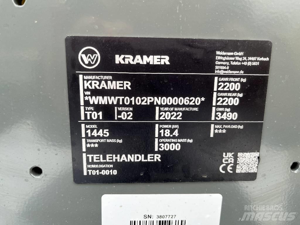 Kramer 1445 Teleskopiske hjullæssere
