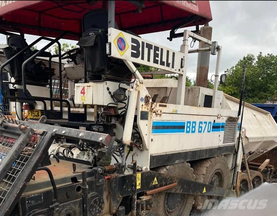 Bitelli BB 670 Asfaltudlæggere