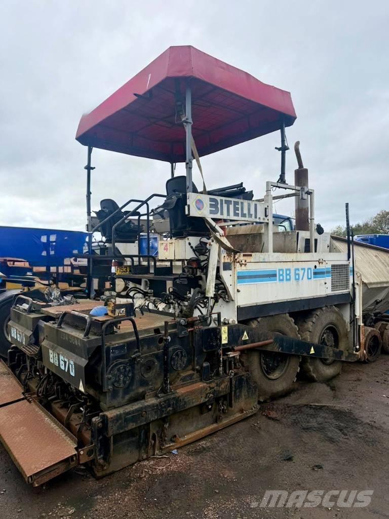 Bitelli BB 670 Asfaltudlæggere