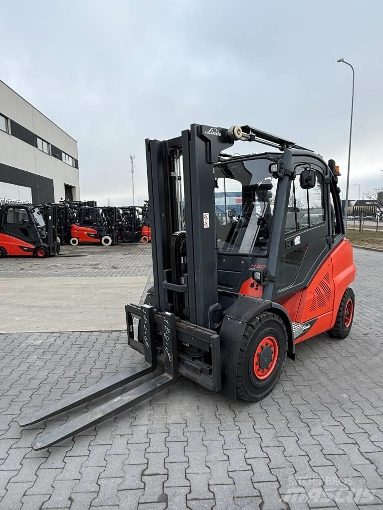 Linde H50T/394-02 LPG gaffeltrucks