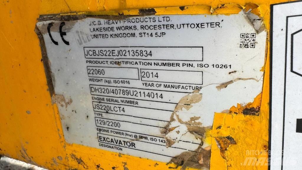 JCB JS 220 LC Gravemaskiner på larvebånd