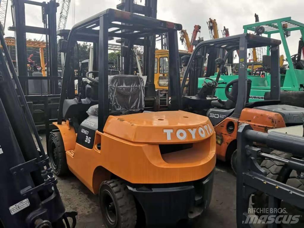 Toyota 3.5 ton Diesel gaffeltrucks