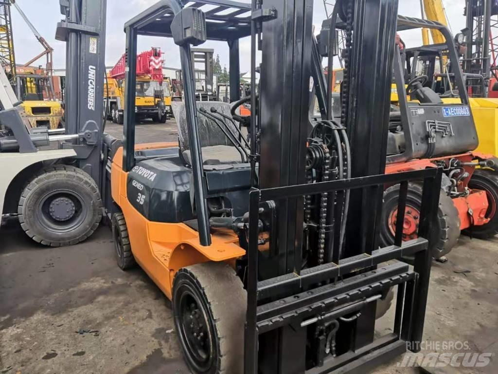Toyota 3.5 ton Diesel gaffeltrucks
