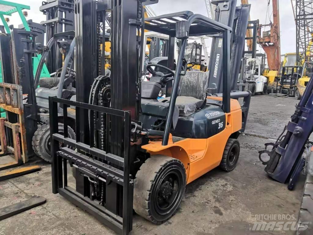 Toyota 3.5 ton Diesel gaffeltrucks