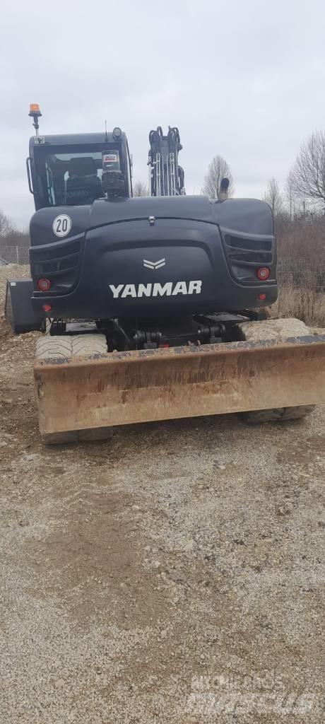 Yanmar B 110 W Gravemaskiner på hjul