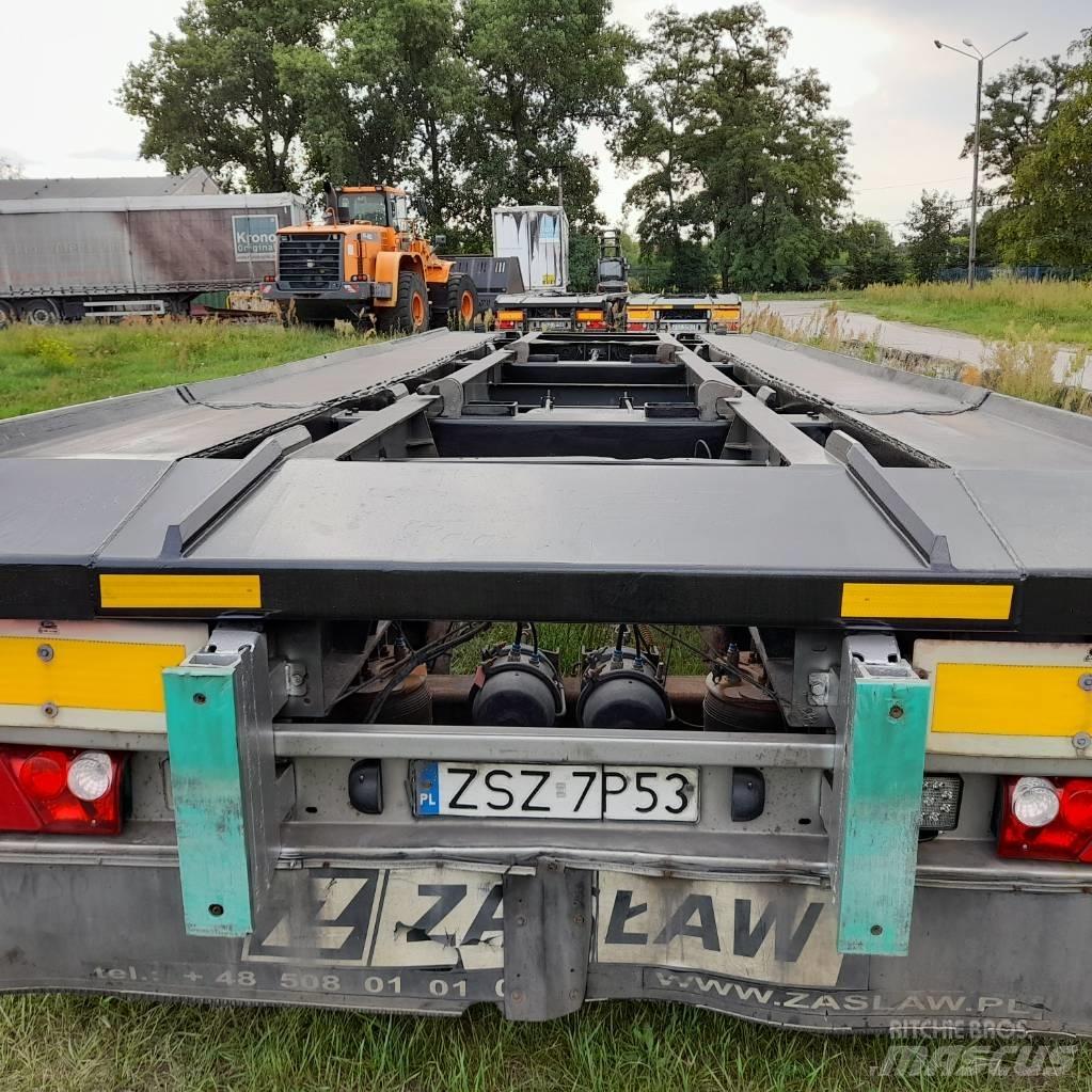 Zaslaw D-659-K2-BNB Anhænger med containerramme