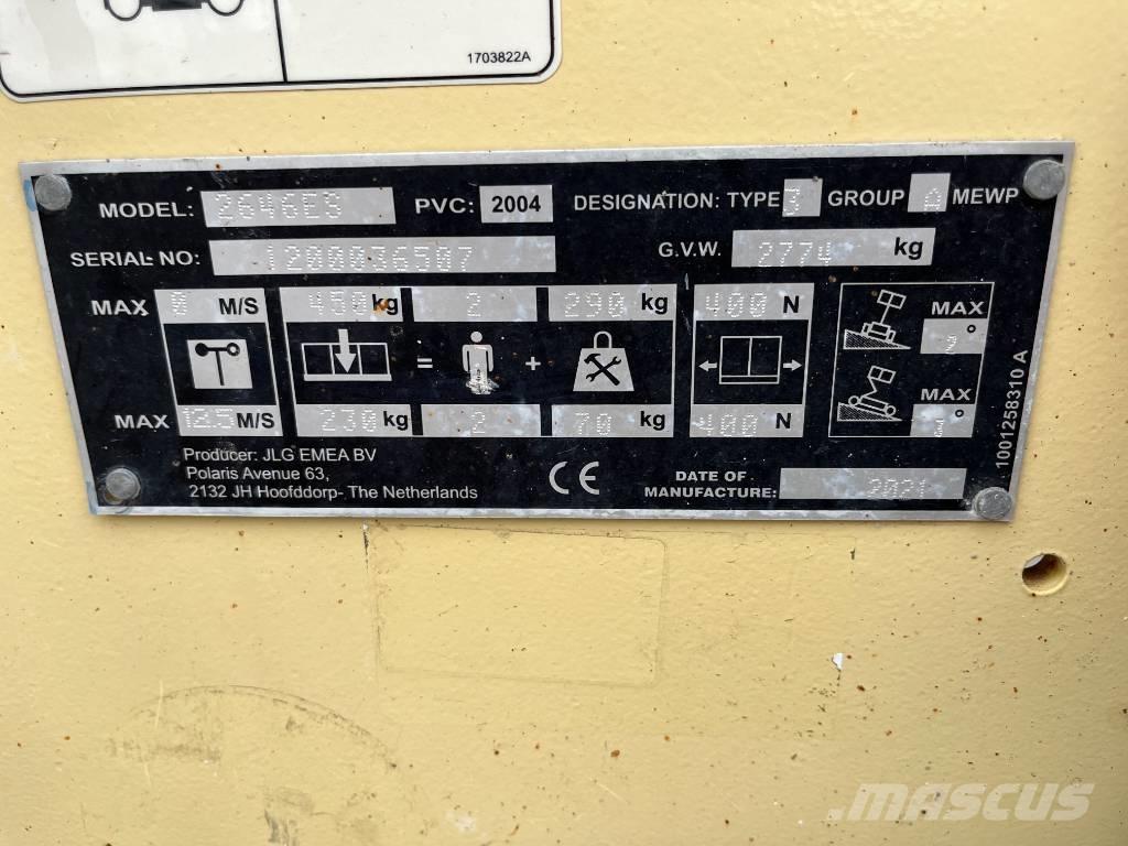 JLG 2646 ES Saxlifte